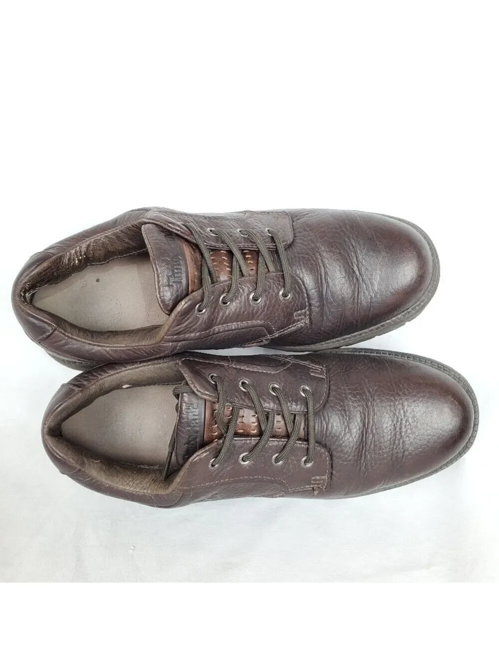 Timberland sz 11 leather lace up shoes rubber sole